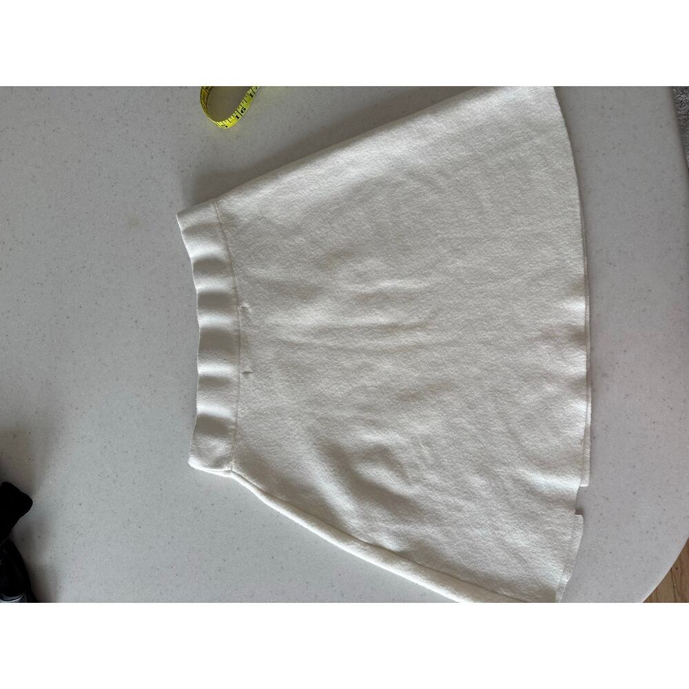 Altar’d State Ivory Sweater Knit Mini Skirt Women’s XS Soft Pull On Preppy - Picture 7 of 9